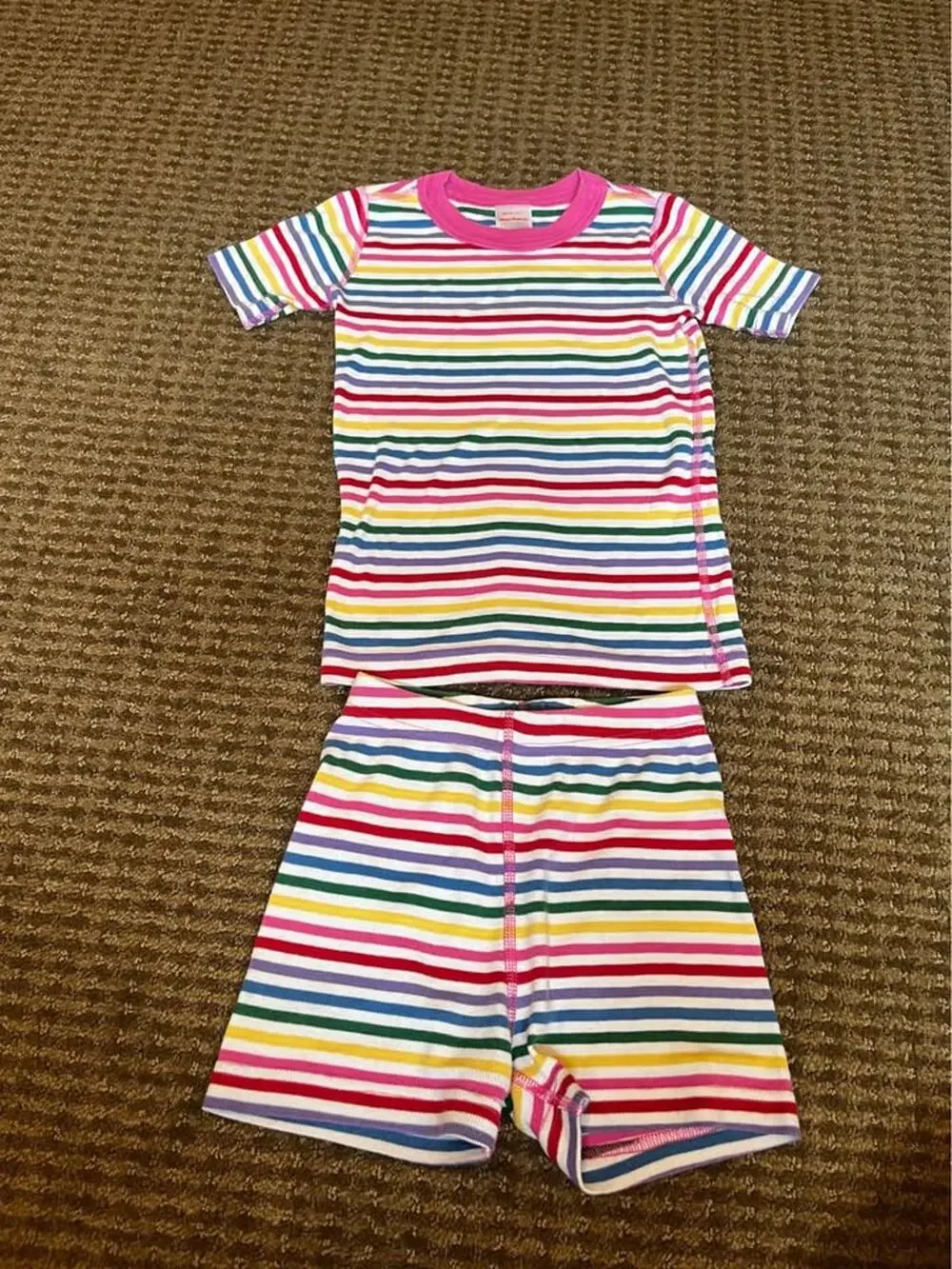 ❤️Hanna Andersson Short John pajamas.  Size 5/ 110cm. EUC!❤️